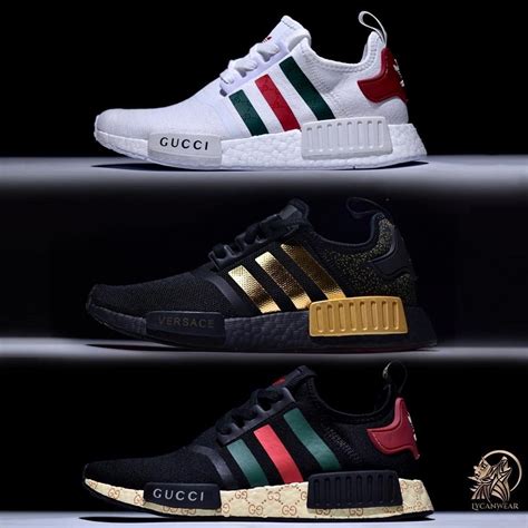 nmd gucci white|Gucci NMD is it real.